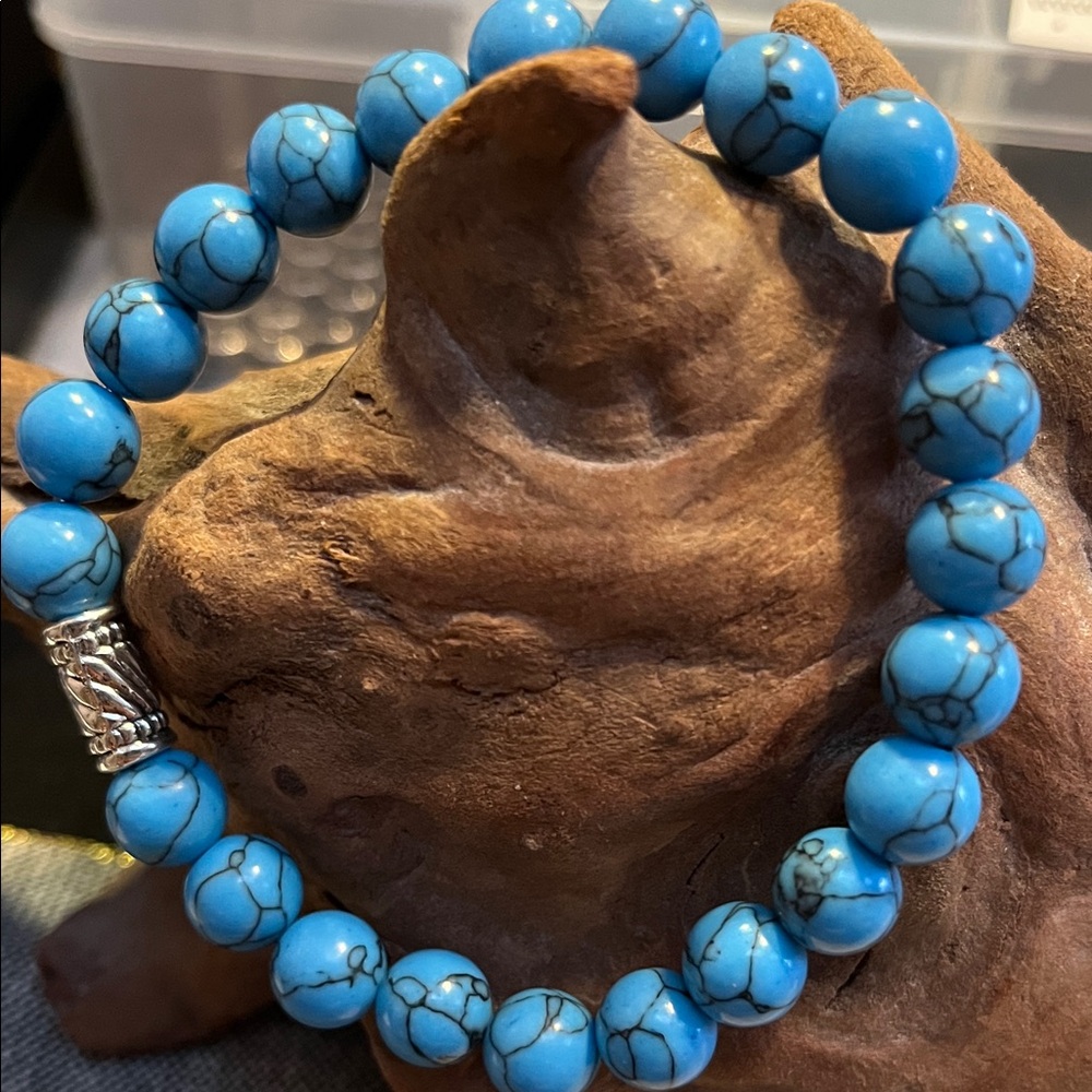 8mm sky blue magnesite